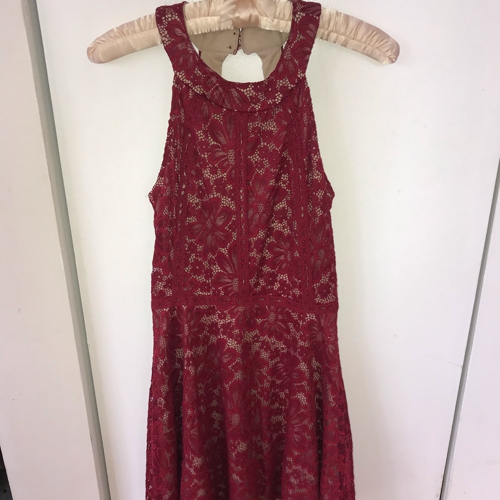 Burgundy Dress
